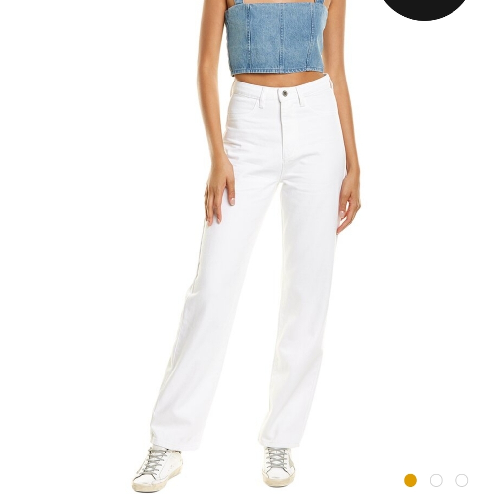 🤍🆕🤍 NWT WEWOREWHAT Mom Jeans - Picture 4 of 16